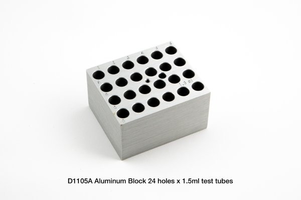 Block, 24 x 1.5 ml tubes - For the Labnet AccuBlock™ Digital Dry Bath