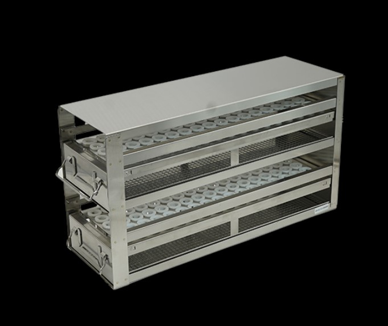 Upright Freezer Rack for 2” H Boxes - USA Scientific, Inc