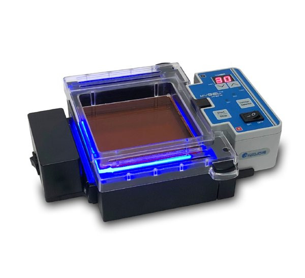 mygel instaview e1201 complete electrophoresis system for watching dna migration in real time