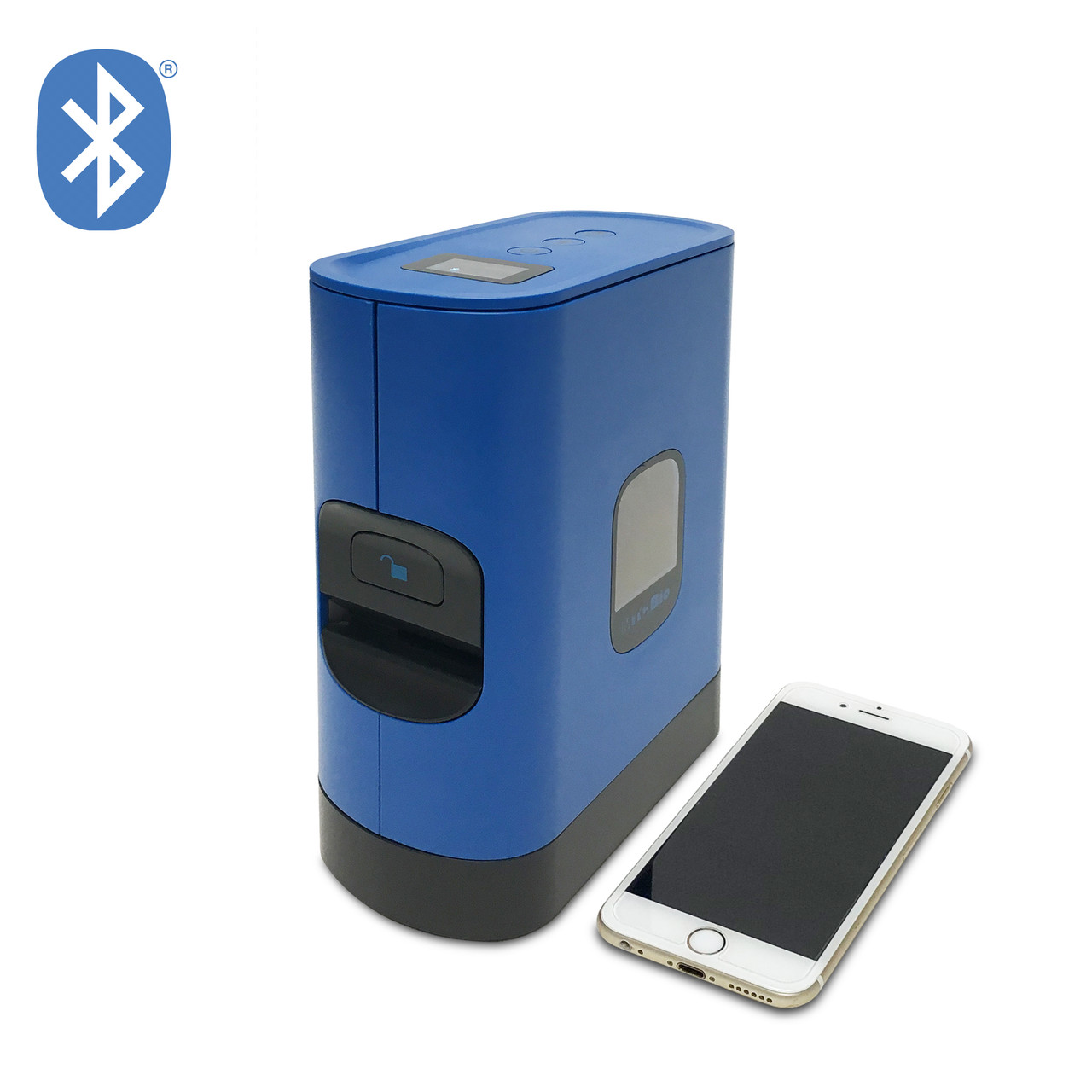 løn mærke ozon LinkLabel Bluetooth enabled Laboratory Printer with free app for printing  cryo labels and lab labels including