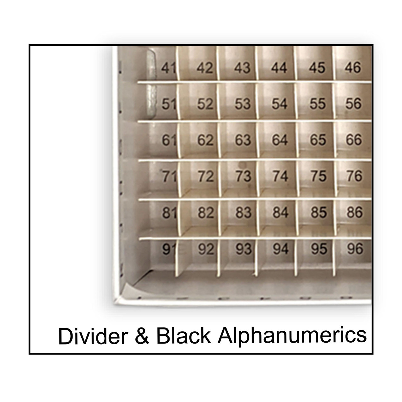 BigFlip 3 Inch Tall Cardboard Freezer Storage Box for 12mm and 13mm