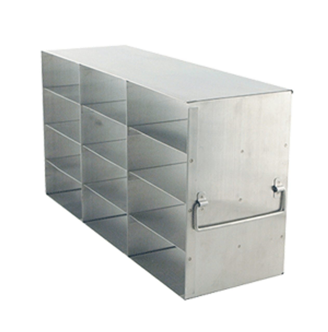 Stainless Steel Freezer Rack for 2 Inch Boxes, 12 place