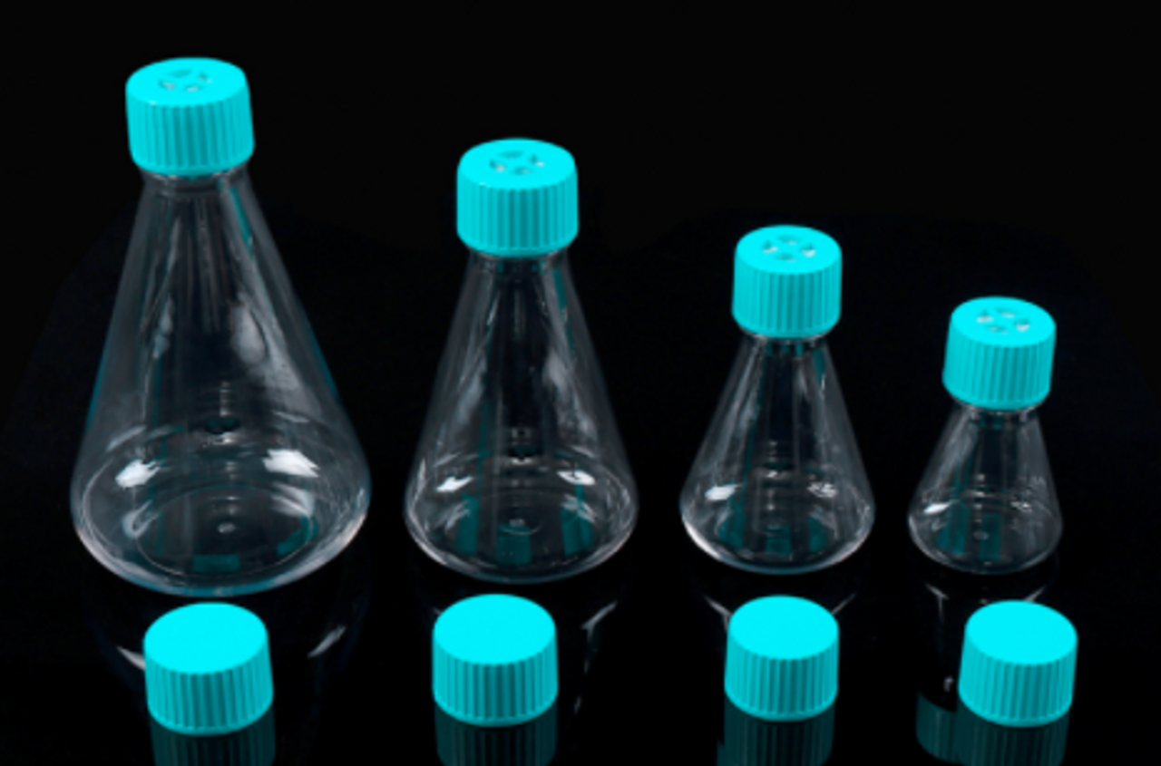NEST Scientific Plastic 1000mL Erlenmeyer Shaker Culture Flask