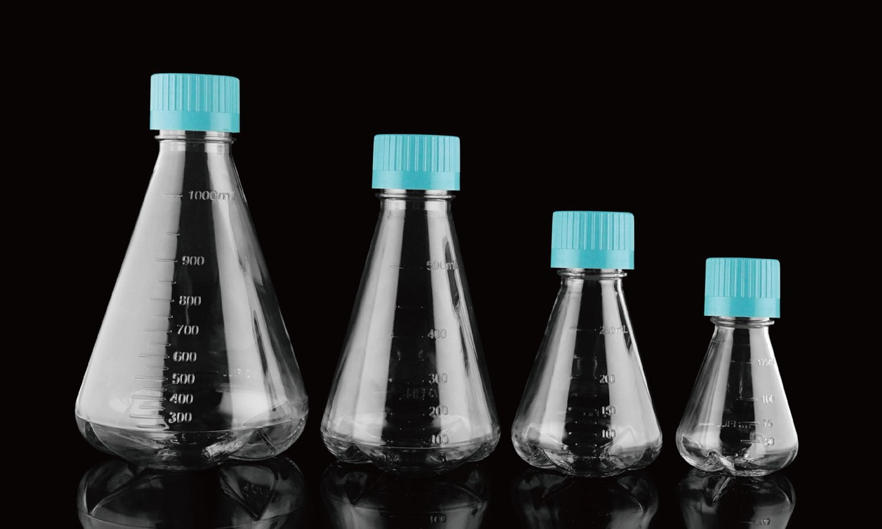 NEST Scientific Plastic 1000mL Erlenmeyer Shaker Culture