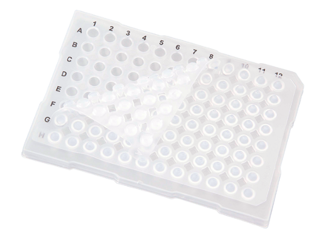 Silicone Sealing Mat for 96-Well Deep Well Plate, Round Wells, Pre-Scored  With (-), RNase and DNase Free