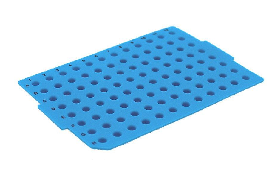 Blue PTFE Coated Sealing Mat, 96-Well PCR Plates, Scored With ...