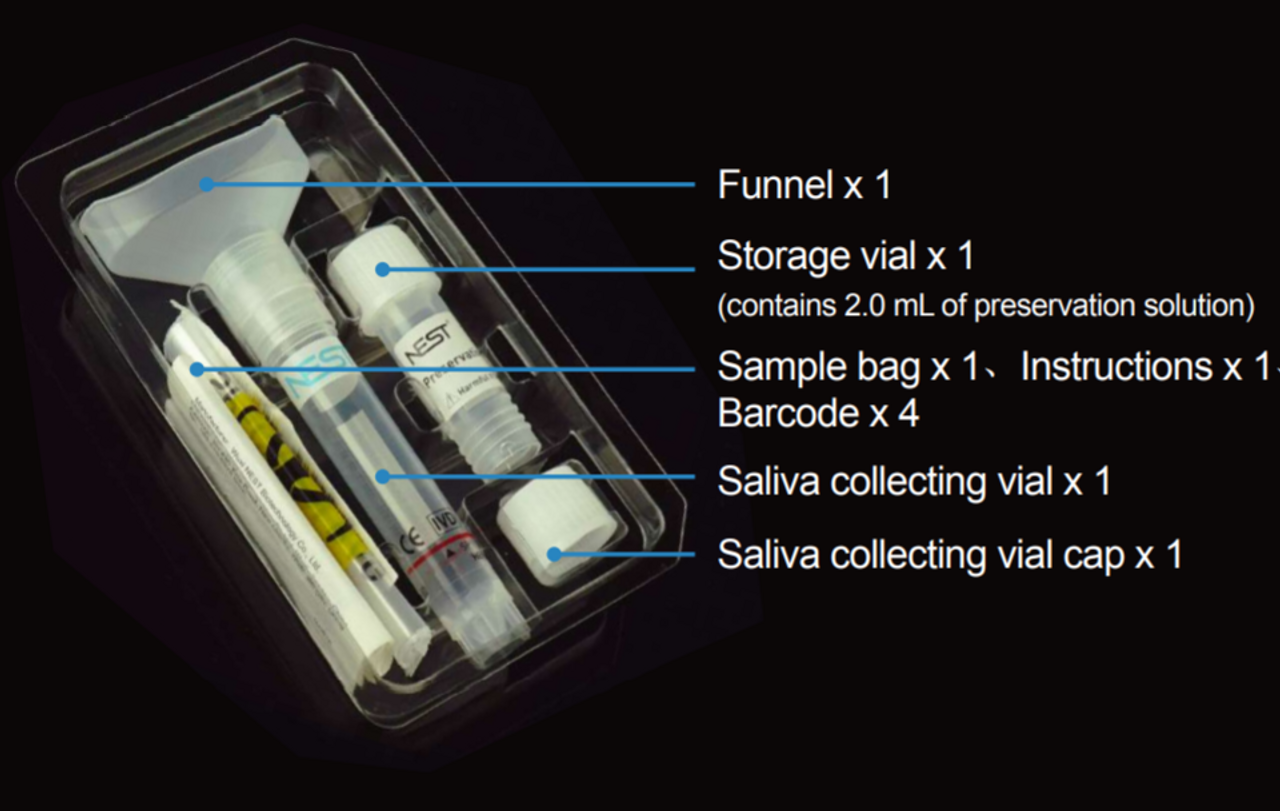 Collecting and Preparing A Saliva Sample for COVID-19 Testing Using the NEST Scientific Saliva Collection Kit