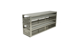 Stainless Steel Laboratory Freezer Drawer Rack For 160 x 15mL Conical Tubes ufd-lt15-2-1 - Laboratory Freezer Racks - Stellar Scientific
