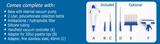Choose these optional aspirator heads Choose these optional aspirator heads