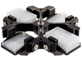 Hermle Z446-750 3 Liter Capacity Low-Speed Swing-Out Centrifuge Rotor Shown With Microplate Buckets for the Z446 and Z446K Universal Benchtop Centrifuge Hermle Z446-750 3 Liter Capacity Low-Speed Swing-Out Centrifuge Rotor Shown With Microplate Buckets for the Z446 and Z446K Universal Benchtop Centrifuge