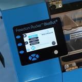 Next Advance Freedom Rocker 240 automated Blot Processor - Close-up of advance touch screen controls