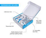 Microlit Bottle Top Dispensers Come with Five Common GL Reagent Bottle Adapters - Lab Equipment - Stellar Scientific