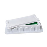 Stellar Scientific White Polystyrene 25mL Solution Reservoir Lids for Multi Channel Pipetting Designed to reduce and recycle expensive PCR assay and other assay reagents  Lab Supplies
