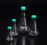 SPL Sterile Polycarbonate 1000mL Erlenmeyer Flask With Vented Screw Cap Top and Flat Base For Bacterial and Yeast Cultures and Mammalian Suspension Cells - Lab Supplies - Stellar Scientific