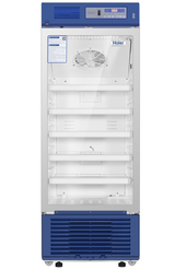 Haier Biomedical 10 Cu Foot Pharmacy Refrigerator +2 to +8C, Glass Door, 5 Adjustable Shelves, 115V/60Hz