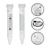 Tahor 15mL Trace Metal Free High Speed Conical Centrifuge Tubes - Lab Supplies - Stellar Scientific