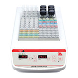Ohaus Six Place Dry Bath For Warming And Denaturing Samples - Shown With Mix and Matched Blocks - Lab Equipment - Stellar Scientific Ohaus Six Place Dry Bath For Warming And Denaturing Samples - Shown With Mix and Matched Blocks - Lab Equipment - Stellar Scientific