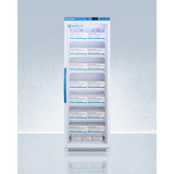 15 Cubic Foot Pharmacy/Vaccine Refrigerator With Glass Door, +2 to +8ºC Temperature Range, Seven Adjustable Shelves, 115V