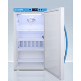 3 Cubic Foot Pharmacy/Vaccine Refrigerator With Solid Door, +2 to +8ºC Temperature Range, Four Adjustable Shelves, 115V -Door Open