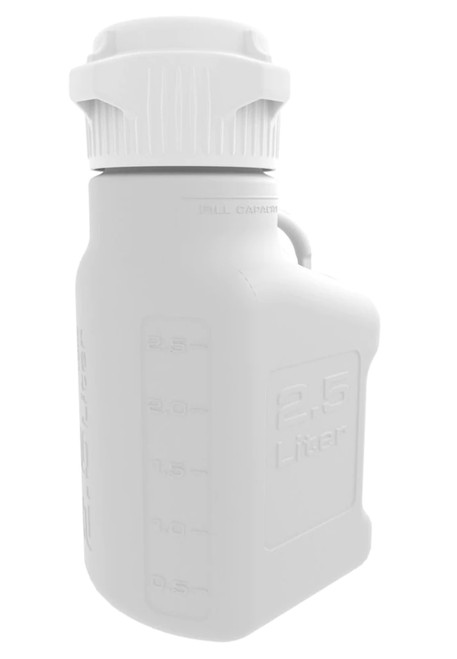 Autoclavable 2L Polypropylene Carboy 155-0111-OEM For Mixing Storing and Transporting Lab Liquids - Lab Supplies - Stellar Scientific