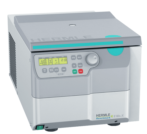 Hermle Z326K Benchtop Refrigerated Universal Centrifuge with easy to use controls