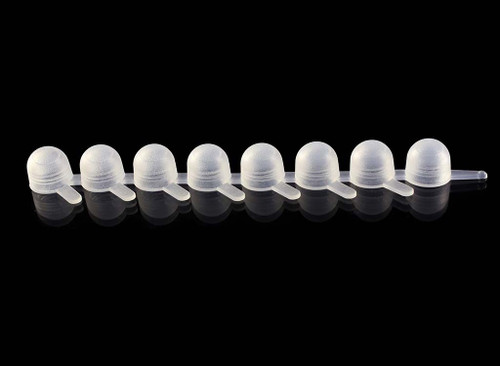 8-Strip Caps for 1.2 mL Strip Tubes (Cluster Tubes), RNase & DNase Free, Non-Sterile 8-Strip Caps for 1.2 mL Strip Tubes (Cluster Tubes), RNase & DNase Free, Non-Sterile