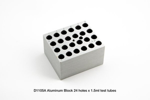 D1105A Dry Bath Block, 24 x 1.5 ml tubes - For the Labnet AccuBlock™ Digital Dry Bath