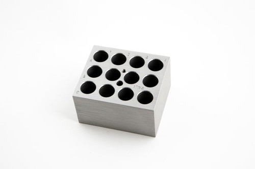 D1117 Dry Bath Block, 12 x 17 mm tubes for the Labnet AccuBlock™ Digital Dry Bath D1117 Dry Bath Block, 12 x 17 mm tubes for the Labnet AccuBlock™ Digital Dry Bath