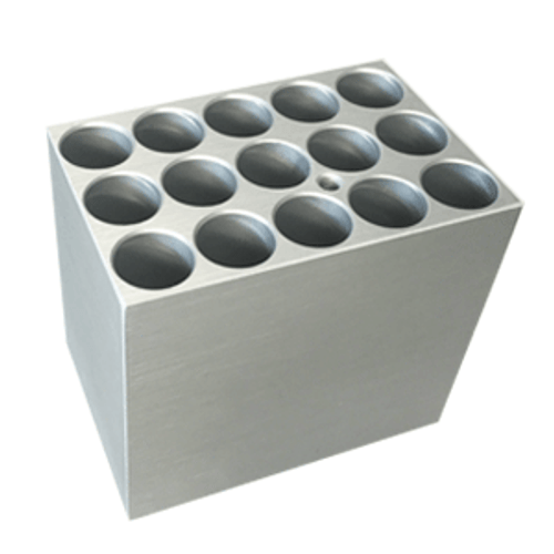 Dry Bath Block BSH100-1213 for Benchmark Scientific MyBlock Mini - For 15 x 12-13mm tubes, 60mm tall