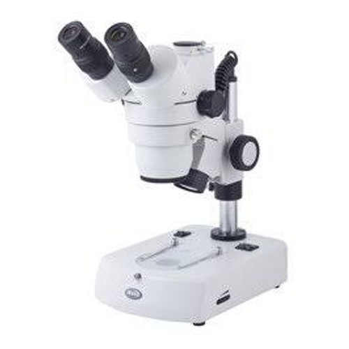 Motic SMZ-143-N2GG  Trinocular Stereo Microscope With Dual Halogen Illumination Sources