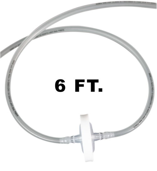 Vactrap Tubing Extension, 6 ft., w/ 0.2um PTFE Vent Filter, 1/EA Vactrap Tubing Extension, 6 ft., w/ 0.2um PTFE Vent Filter, 1/EA