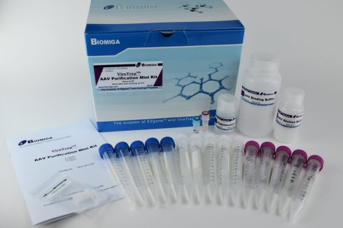 Biomiga Adeno-Associated Virus Purification Mini Kit, serotype 2 and DJ, 2 preps