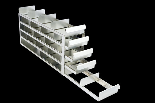 Stainless Steel Freezer Rack with Sliding Trays for two inch