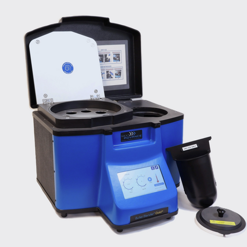 Next Advance Bullet Blender 50 Gold Lab Homogenizer with 4C Cooling and Capacity to Homogenize up to 8 x 50mL tubes at once