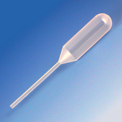 Globe Scientific 139030 LDPE Extra Long Transfer Pipet 6.0mL Capacity Case of 5000 Non-Sterile 225mm Length