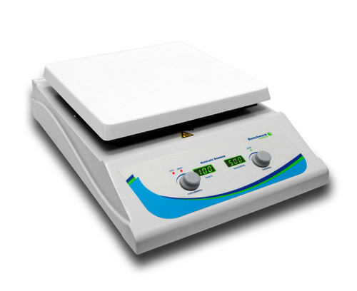 Benchmark Scientific H3710-HS Hotplate and Magnetic Stirrer With 10 Inch Ceramic Coated Surface 400C Maximum Temperature and 15L Stirring Capacity - Lab Equipment - Stellar Scientific