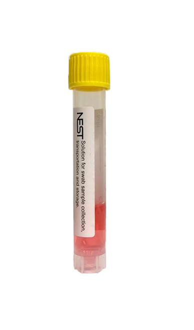 NEST Scientific 202117 10mL Vial with 3mL VTM for Storing Patient Samples for RT-PCR Testing of Coronavirus - COVID-19 Testing Supplies - Stellar Scientific