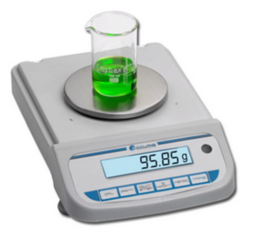 Accuris Compact Laboratory Balance 5000 gram with 0.1 Readability 7 inch weighing pan and bright lit LCD Display