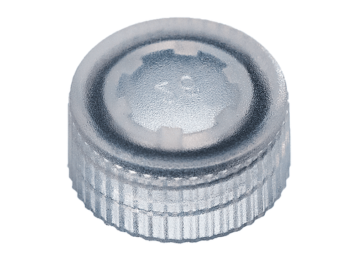 Clear Screw Caps with O-Ring For Leakproof Sealing of Transport Tubes - COVID-19 Testing Supplies - Stellar Scientific Clear Screw Caps with O-Ring For Leakproof Sealing of Transport Tubes - COVID-19 Testing Supplies - Stellar Scientific