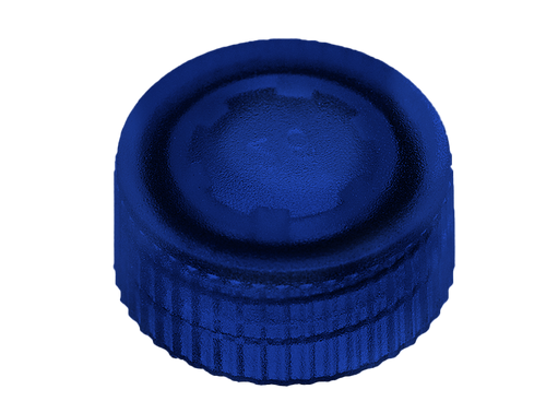 Bag of 500 Screw Caps with O-Ring Assembly for Screw Cap Tubes, RNase and DNase Free, - Blue Bag of 500 Screw Caps with O-Ring Assembly for Screw Cap Tubes, RNase and DNase Free, - Blue