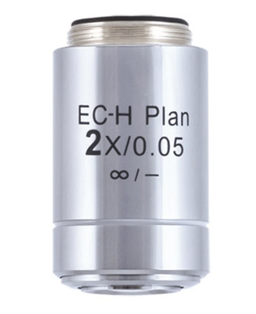 Motic EC-H Plan 2X Objective For Motic BA410 Compound Microscopes - Microscope Accessories - Stellar Scientific