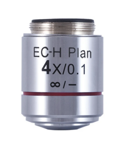 Motic EC-H Plan 4X Objective For Motic BA410 Compound Microscopes - Microscope Accessories - Stellar Scientific
