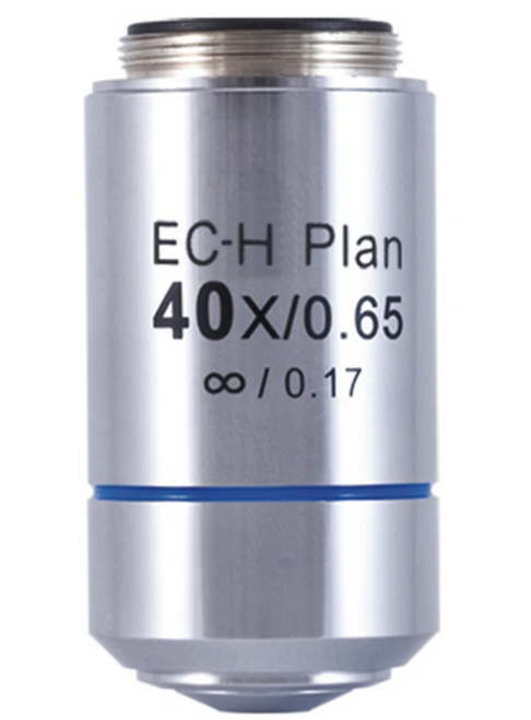 Motic EC-H Plan 40X Objective For Motic BA410 Compound Microscopes - Microscope Accessories - Stellar Scientific