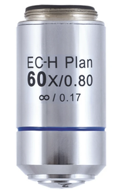 Motic EC-H Plan 60X Objective For Motic BA410 Compound Microscopes - Microscope Accessories - Stellar Scientific