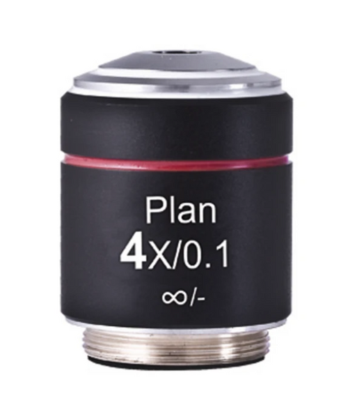 Motic CCIS Plan Achromat 4X Objective For Motic AE2000 and Motic AE31 Inverted Microscopes - Microscope Accessories- Stellar Scientific Motic CCIS Plan Achromat 4X Objective For Motic AE2000 and Motic AE31 Inverted Microscopes - Microscope Accessories- Stellar Scientific