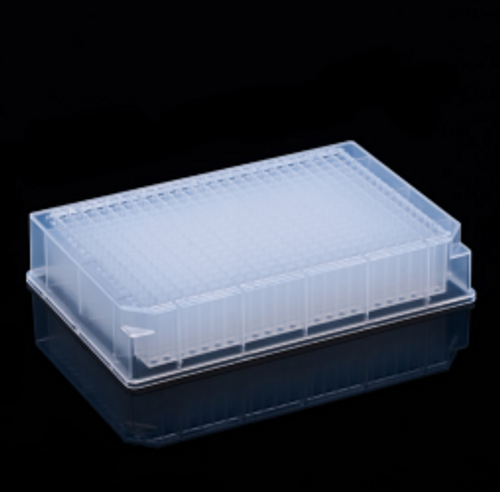 Irish Life Sciences Polypropylene 384 Well Deep Well Assay Plate With V-Bottom- Lab Supplies - Stellar Scientific