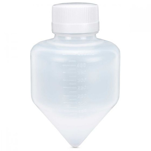 500mL Sterile Polypropylene Conical Bottom Centrifuge Tube With White Screw Cap For Scaling Up Production of Biomaterials and Vaccines - GS-6338 - Research Lab Supplies - Stellar Scientific