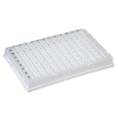 Globe Scientific Polypropylene Full Skirted Low Profile 96 Well PCR Plate for Biorad CFX-96 and Other qPCR Thermal Cyclers - PCR-FS-01 - PCR Supplies - Stellar Scientific Globe Scientific Polypropylene Full Skirted Low Profile 96 Well PCR Plate for Biorad CFX-96 and Other qPCR Thermal Cyclers - PCR-FS-01 - PCR Supplies - Stellar Scientific