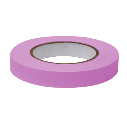 Globe Scientific Magenta Three-Quarter-Inch Wide Laboratory Labeling Tape For Organizing The Lab - Lab Supplies - Stellar Scientific