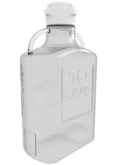 10L BPA-Free PETG Carboy With 83mm Cap For Mixing, Storing And Transporting Liquids - Lab Storage Supplies - Stellar Scientific